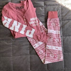 Pink Pajama Set